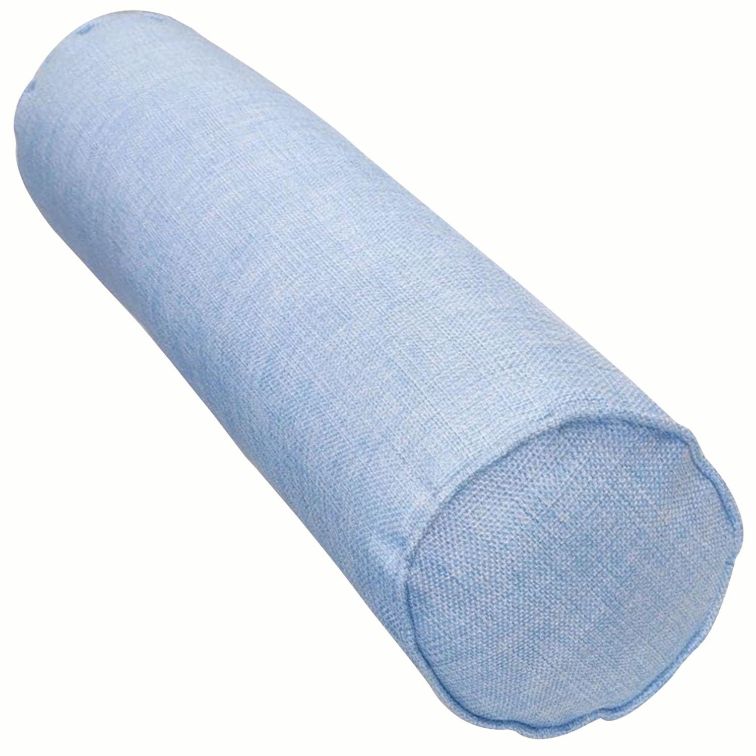 Cuscino Cilindrico In Lino - Supporto Lombare Regolabile, Fodera Rimovibile, Per Letto O Auto