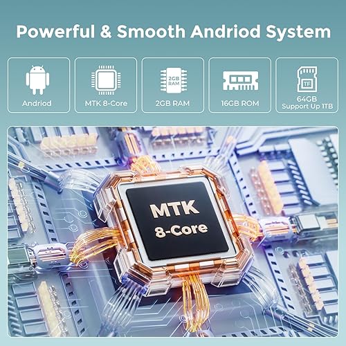 Miniatura 15 de Reproductor de MP3 con Bluetooth y WiFi, reproductor de MP3 con Spotify, Spotify Kids, Audible, Pandora, Yaxa Music, reproductor de música de 4