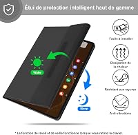 FOGARI Samsung Galaxy Tab S8 Ultra 14.6" Háttérvilágítású Bluetooth Billentyűzet Tok Érintőpaddal - Rózsaszín AZERTY Vezeték Nélküli Védőtok 5