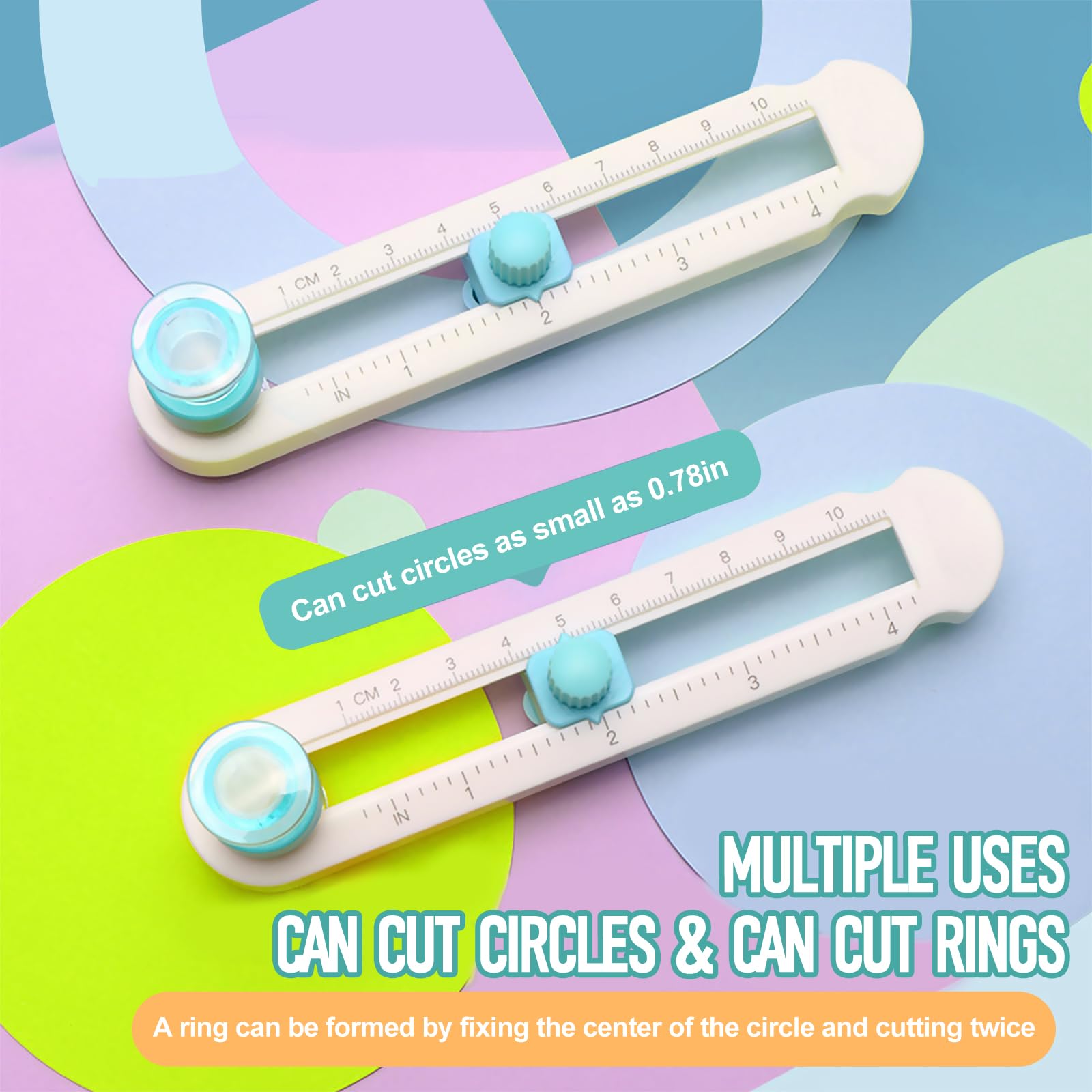 Coupe-cercle INTBUYING Réglable En Métal – De 25 Mm à 58 Mm, Fabriqué à La Main