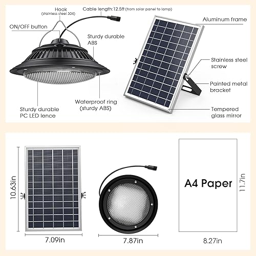 Miniatura 9 de SunBonar Lámpara colgante solar de una sola cabeza