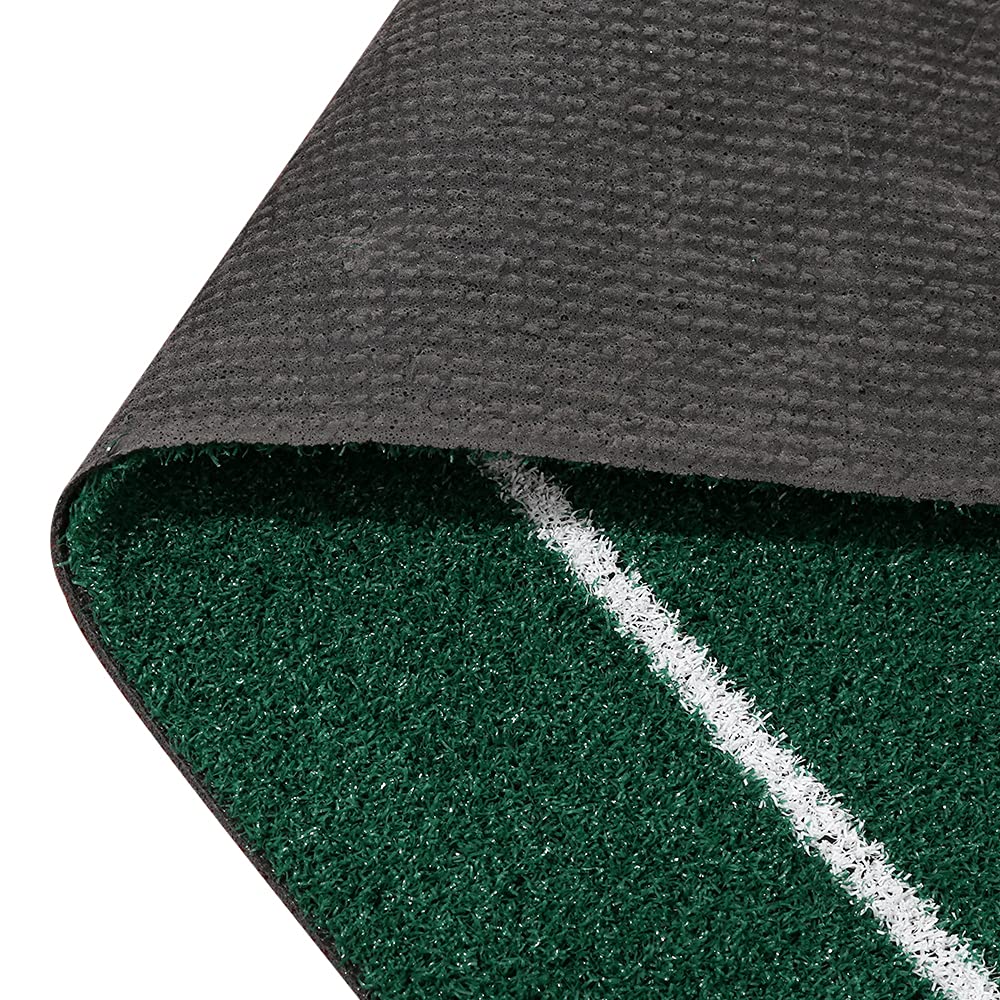 Golfmatte Puttingmatte Indoor Outdoor Büro Golf Übungsmatte mit Auto Ball Return Funktion, Golf Putter, 3 Golfbälle