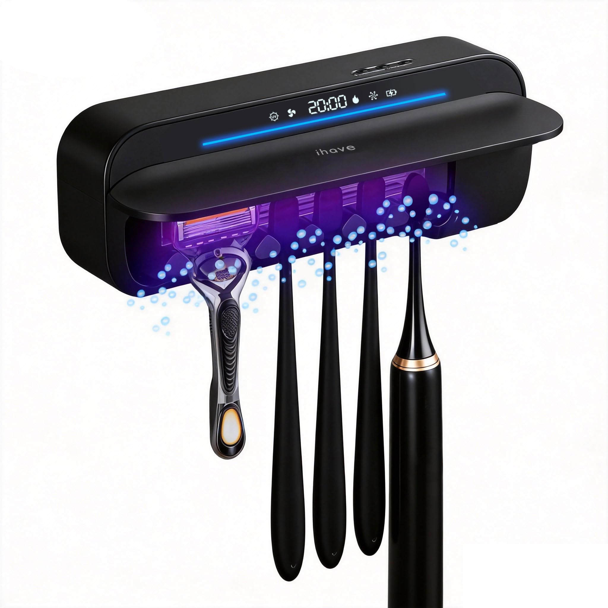 Amazon.com: iHave Toothbrush Sanitizer Holder with 360