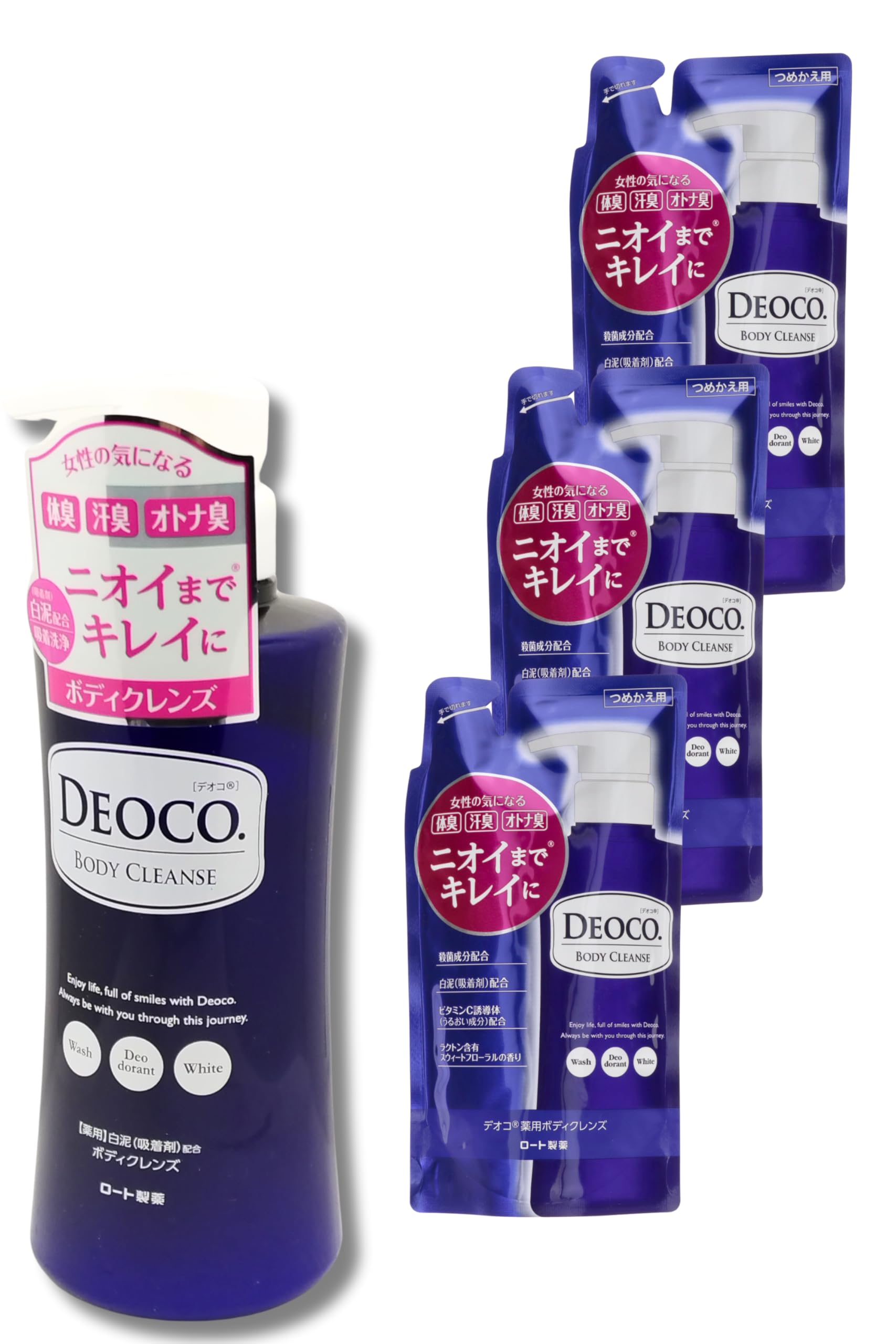 Amazon | デオコ薬用デオドラント ボディクレンズ ボディーソープ