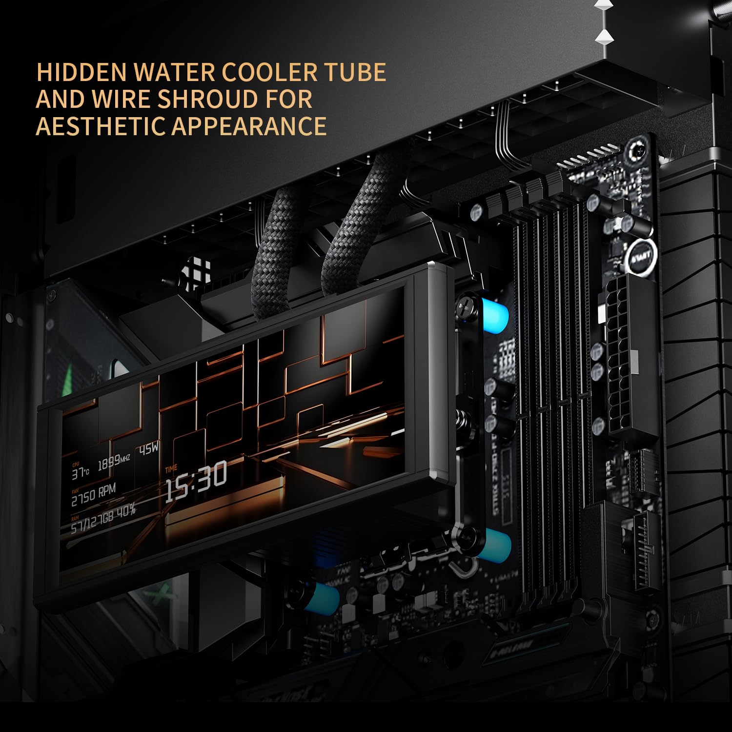 Thermalright Capa para jogos A70 Vision ATX | Três lados sem
