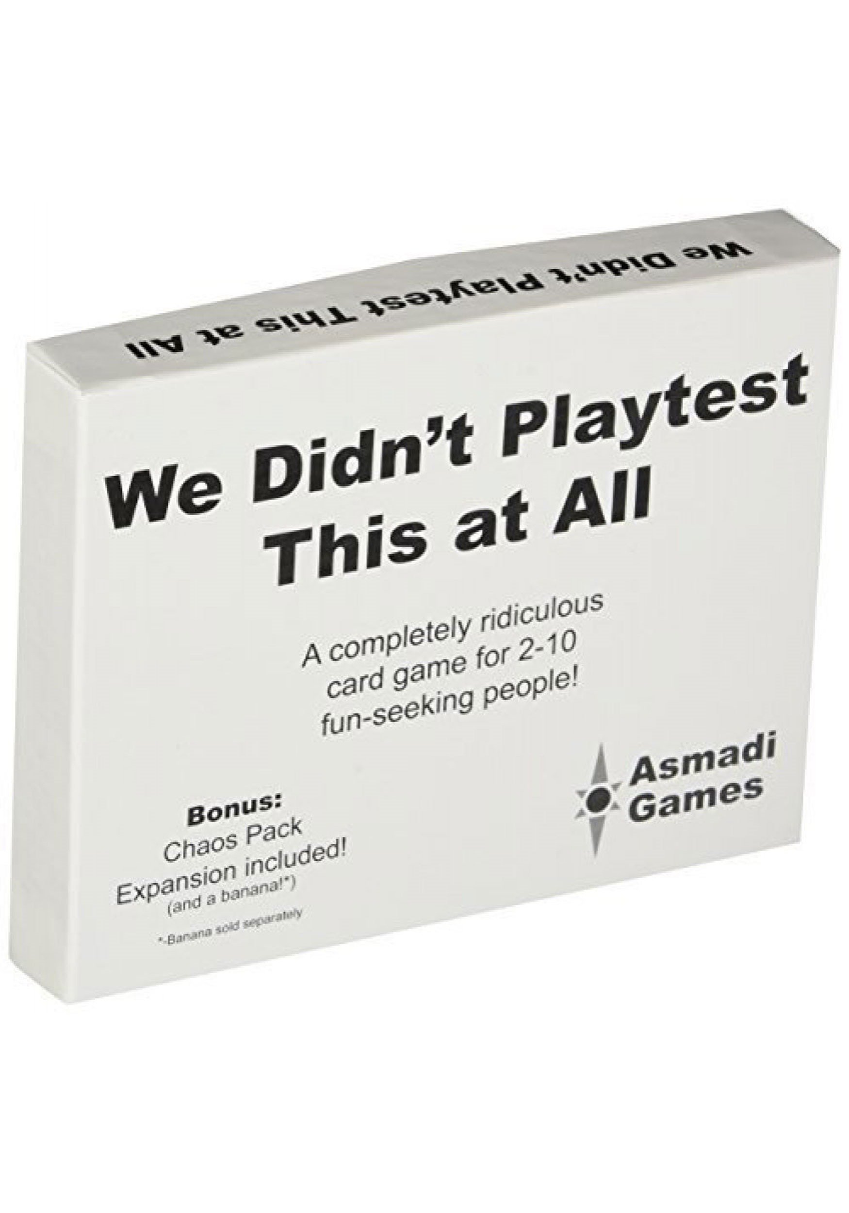 We Didn't Playtest This at All
