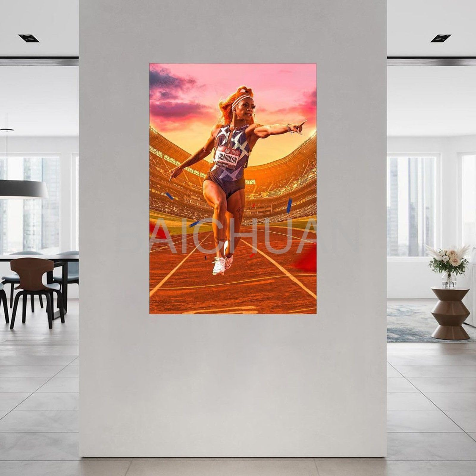 Amazon.com: NAGHTRR ShaCarri Richardson Track And Field Athlete