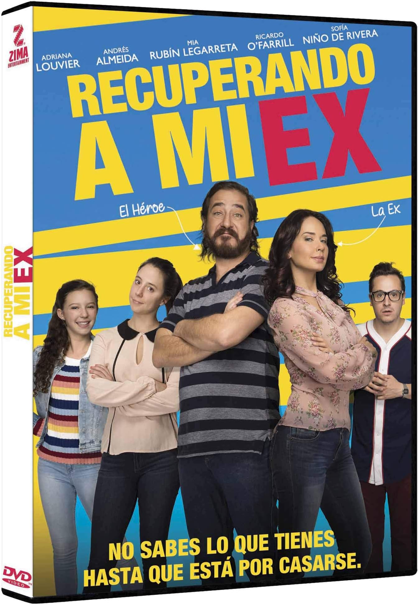 Recuperando a mi Ex Spanish DVD - Starring Andrés Almeida, Adriana Louvier, Sofia Niño de Rivera (2018 Spanish Film)