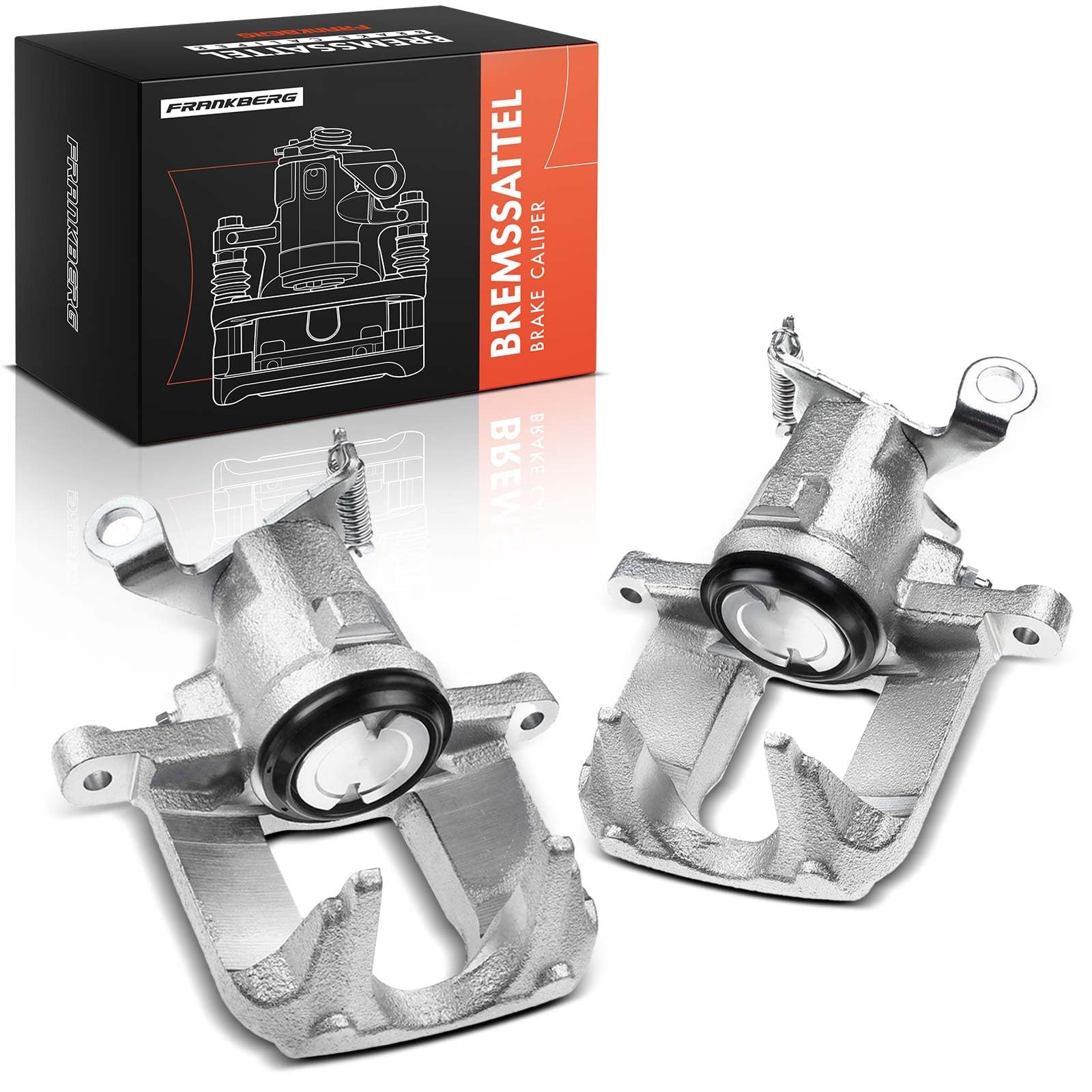Frankberg 2x Pinza freno posteriore sinistro destro Compatibile con Freemont 345 2.0 JTD 4x4 2.0 JTD 2.4 2011-2015 Replace# 344936,630701