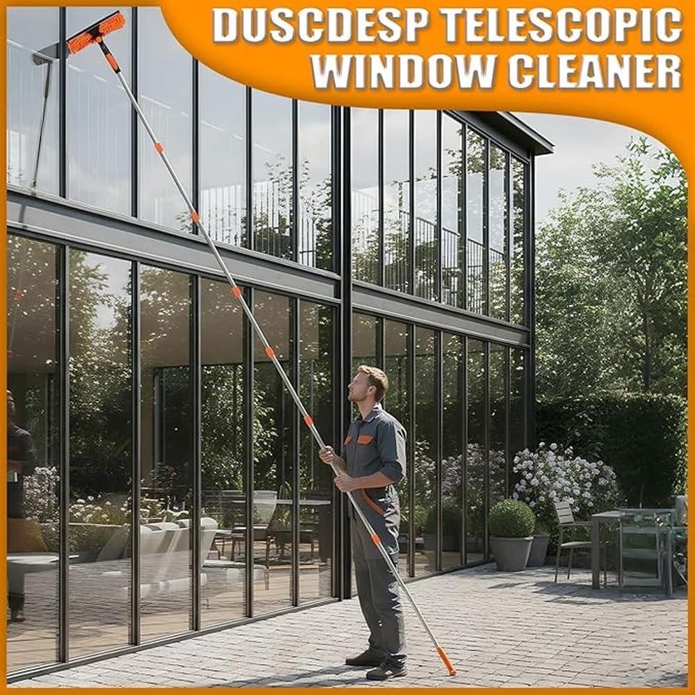 Plumero para Ventilador de Techo Plumero de Microfibra,Naranja