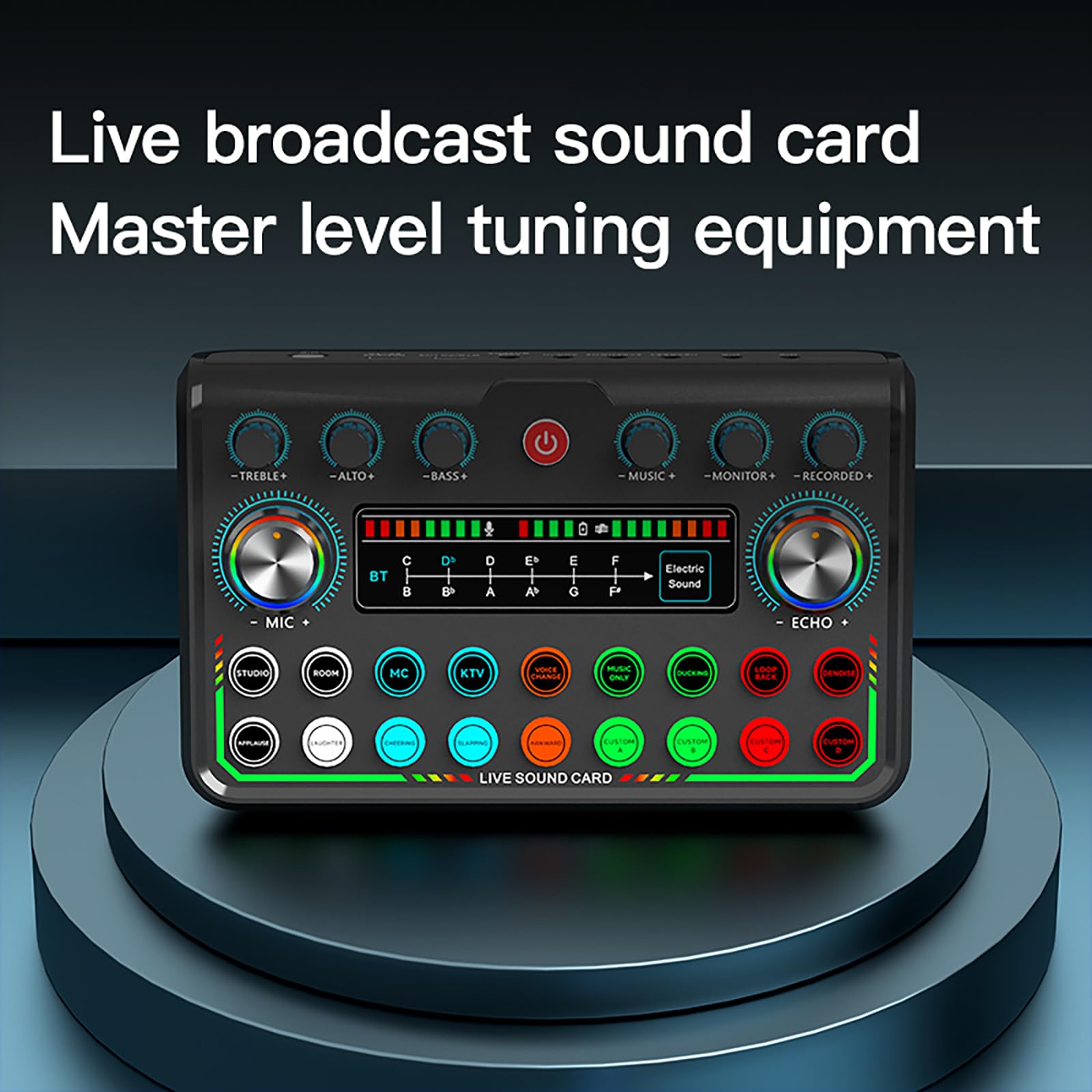 NEWFUN Table de Mixage,Audio Mixer, Compatible Avec les Ordinateurs et les Smartphones Pour les DJ, les Enregistrements en Studio de Musique, le Streaming en Direct