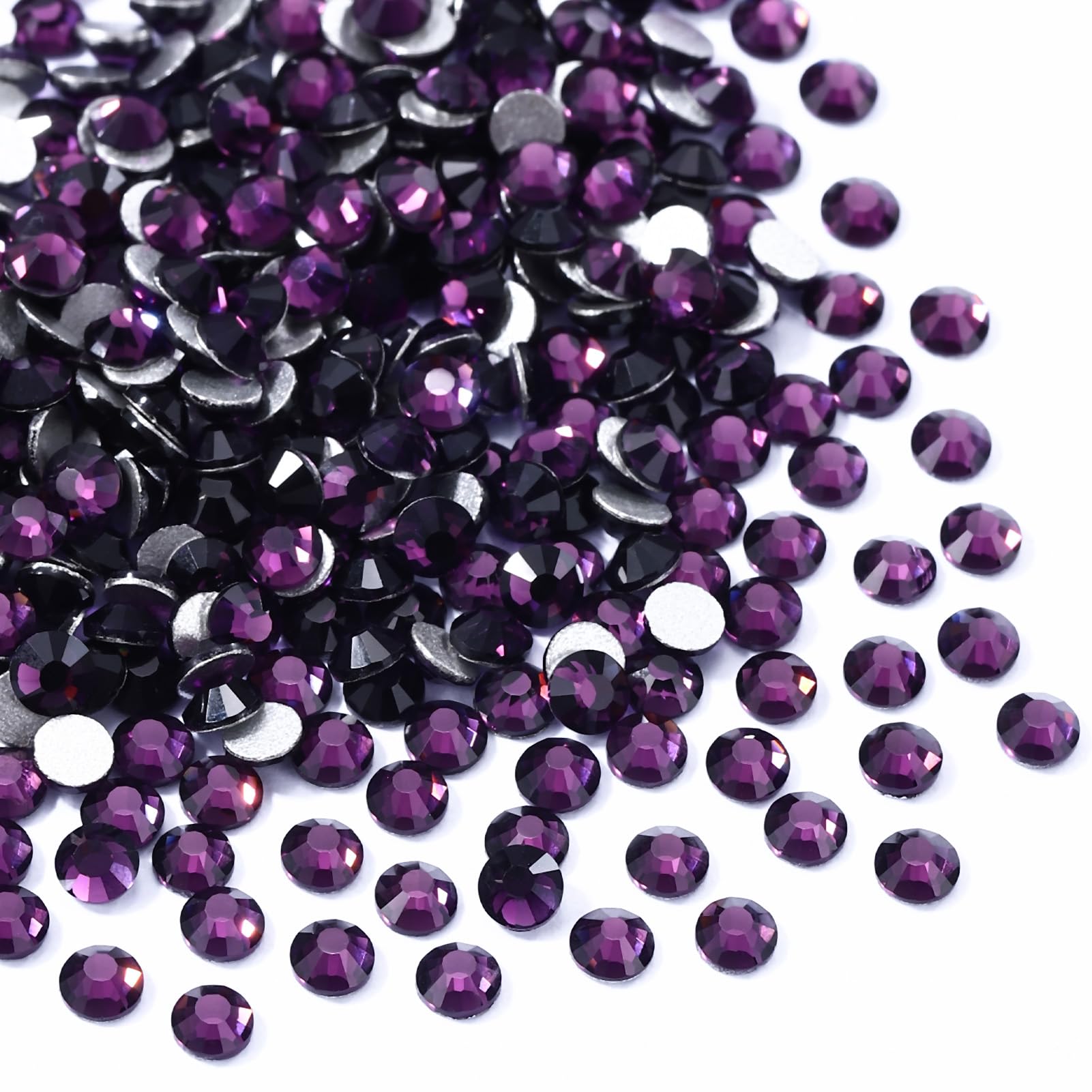 1440PCS Tanzanite SS8 Flatback Rhinestones(2.3-2.5mm)