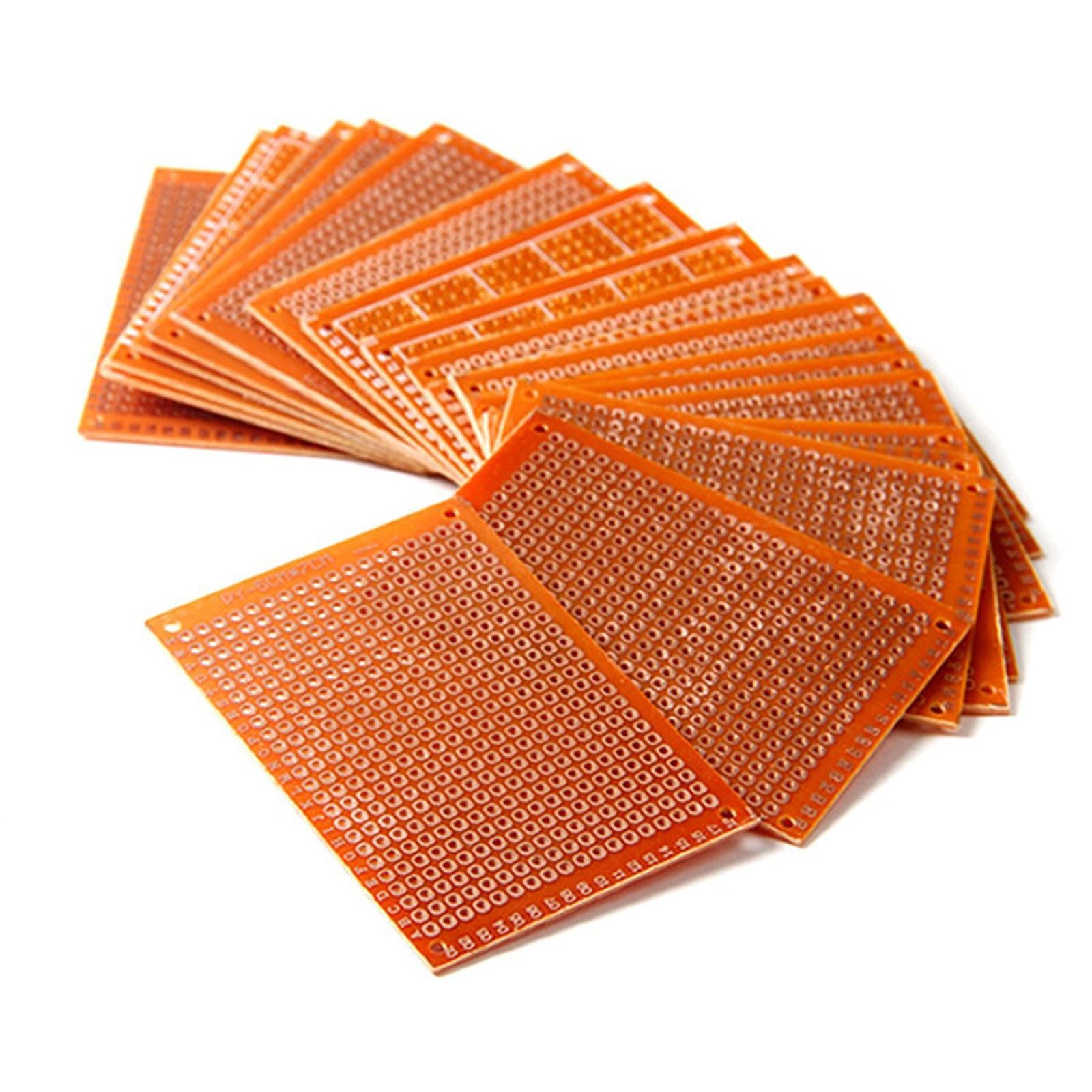 30-Piece Set of Soldered Prototype PCBs, Suitable for DIY 5x7 cm Circuit Boards
