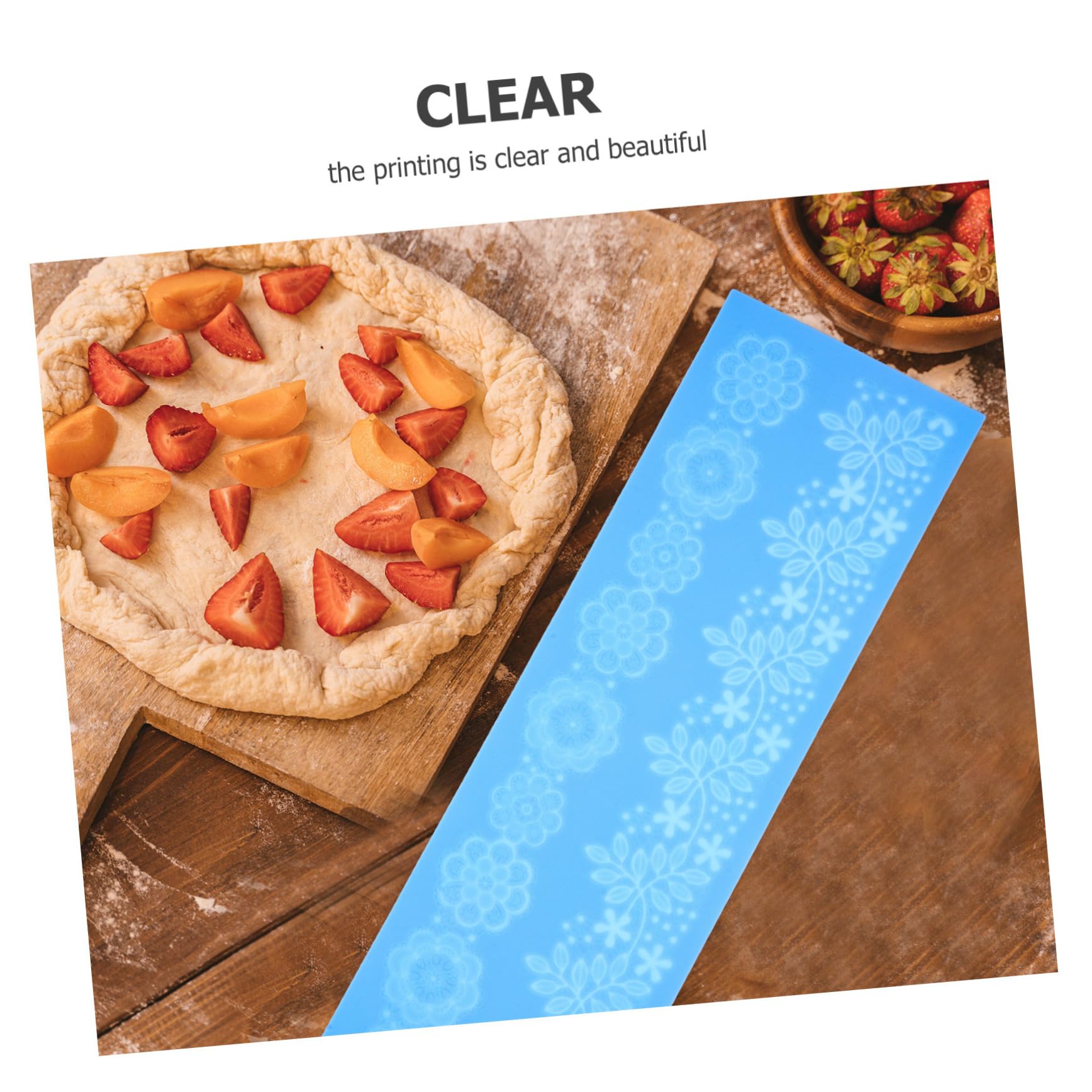 Cabilock 5 Stück Fondant Lace Matte Kuchen Dekorationsform für Kreative Tortenverzierungen Flexibel und Leicht zu Reinigen für Fondant und Kuchen Dekoration