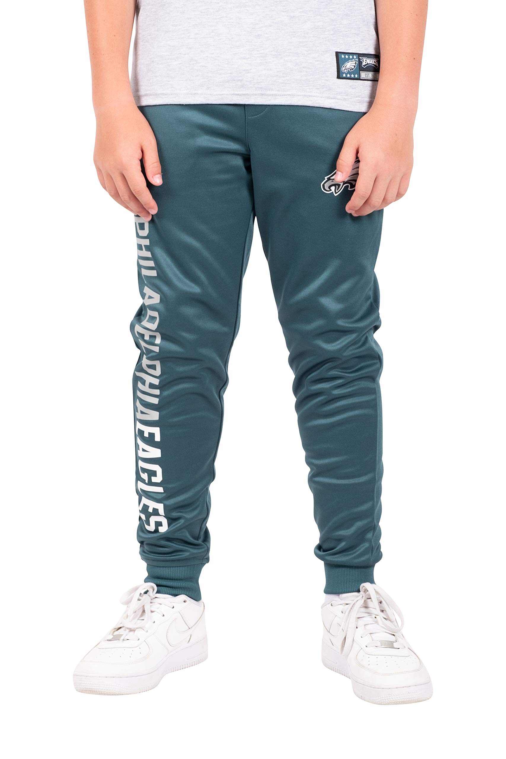 Ultra Game NFL Boys NFL Official High Performance Moisture Wicking Fleece Jogger Sweatpants