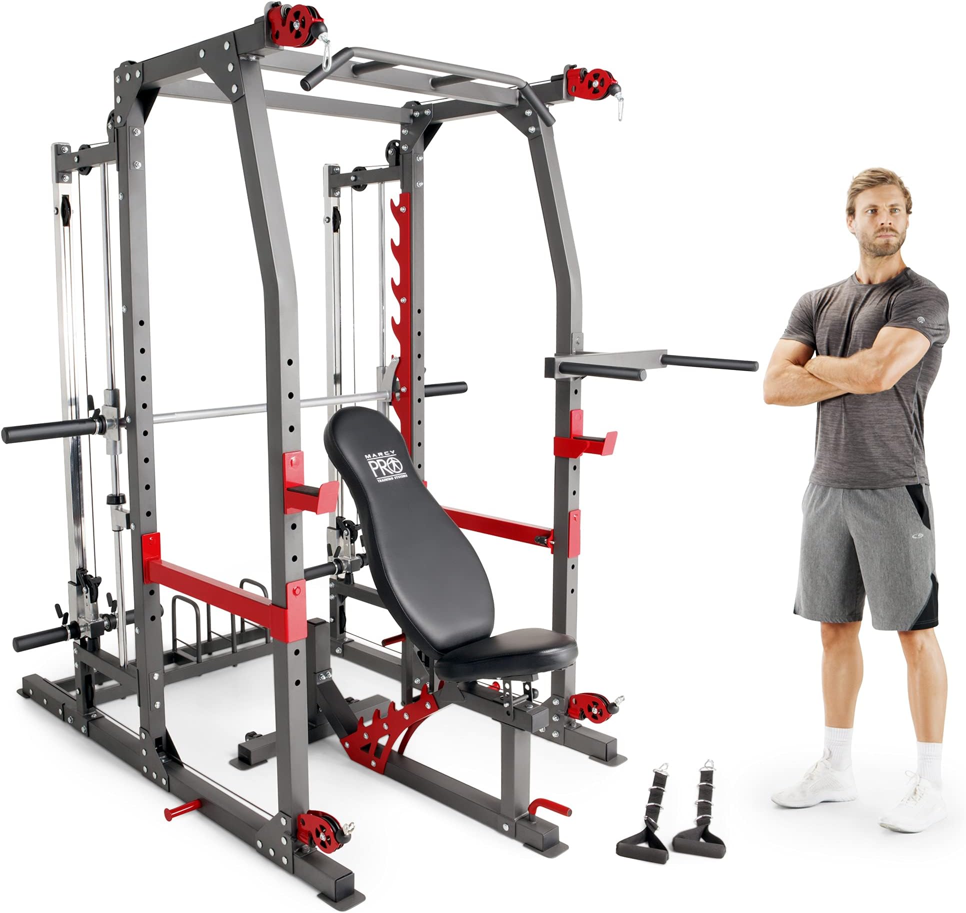 Pro Smith Total Body Home Gym System, Gray