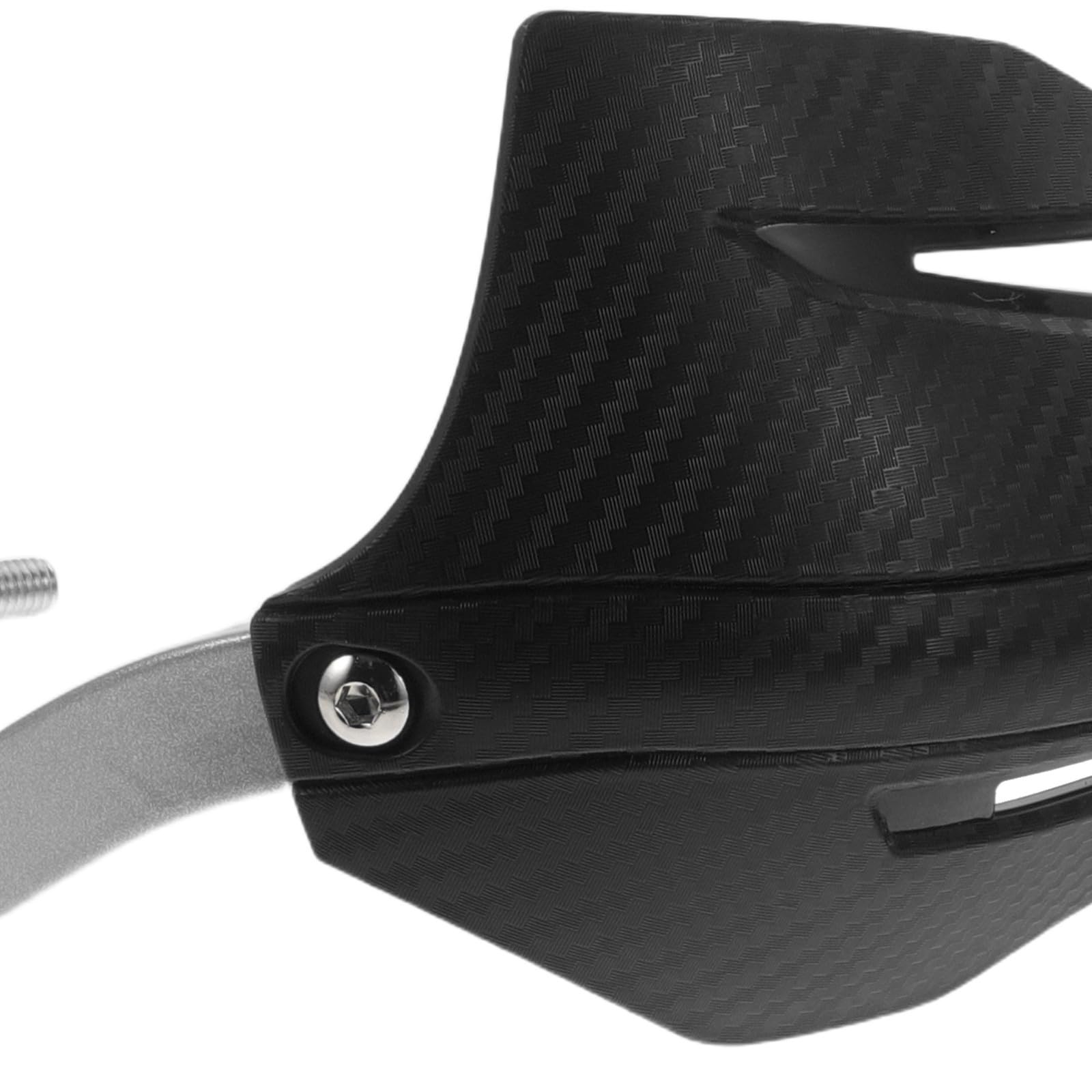 Protector de Manillar para Moto 7/8 Pulgadas, Par Negro ABS