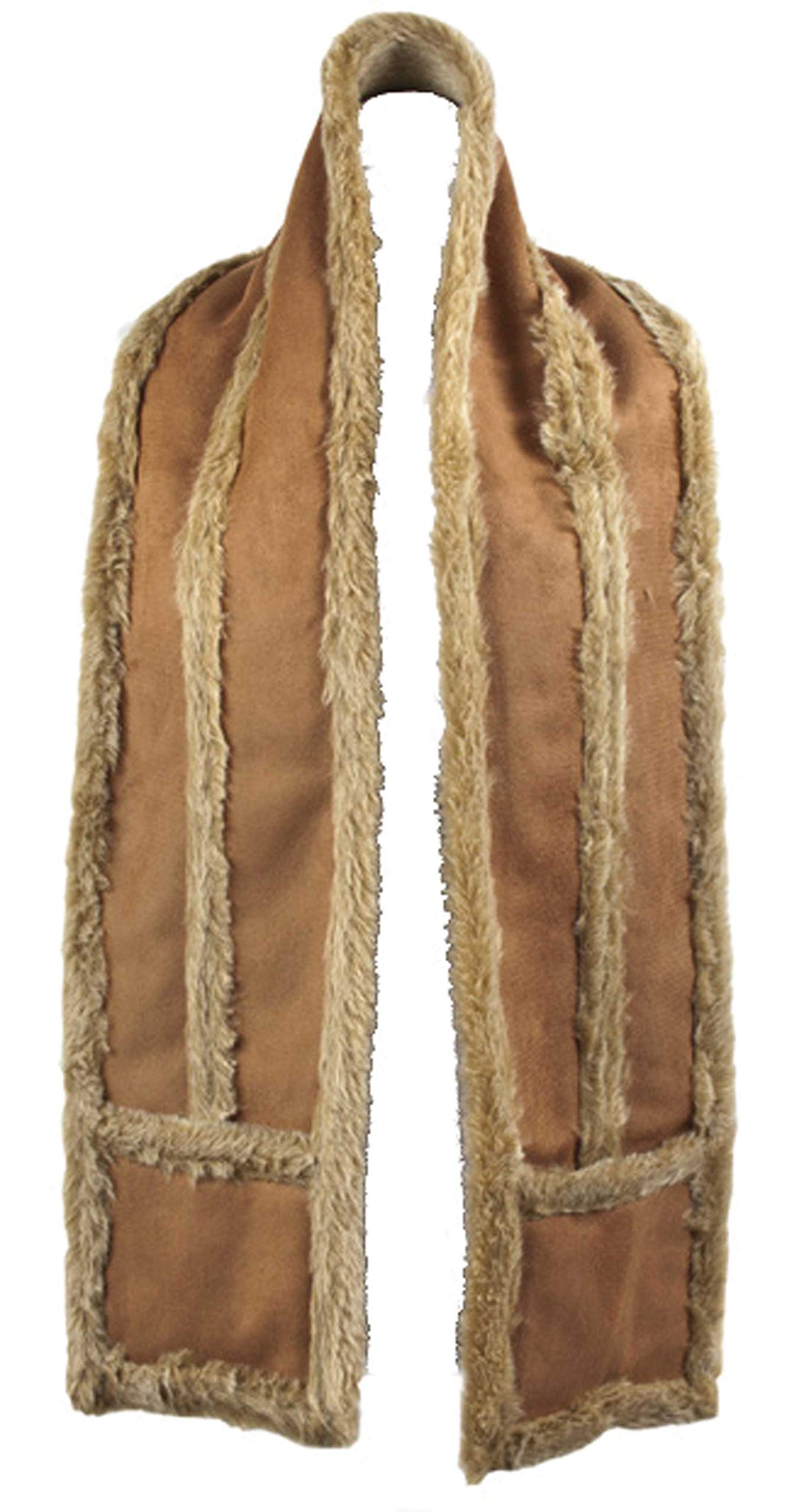Pia Rossini Tan Katka Faux Shearling Fur Scarf And Hand Warmer (Tan)
