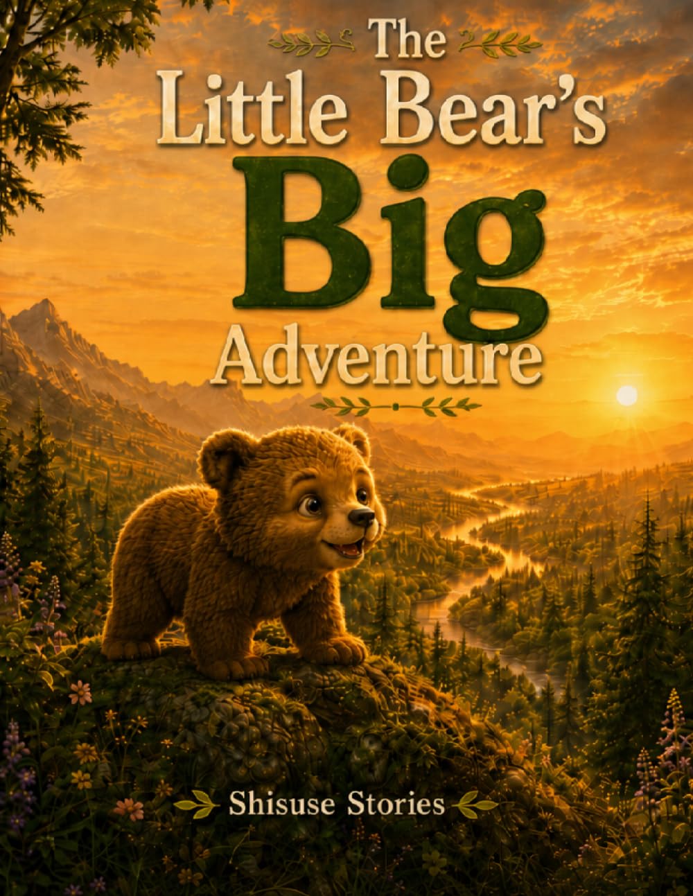 The Little Bear's Big Adventure: A Cozy Story and Colouring Book (Little Forest Adventures)