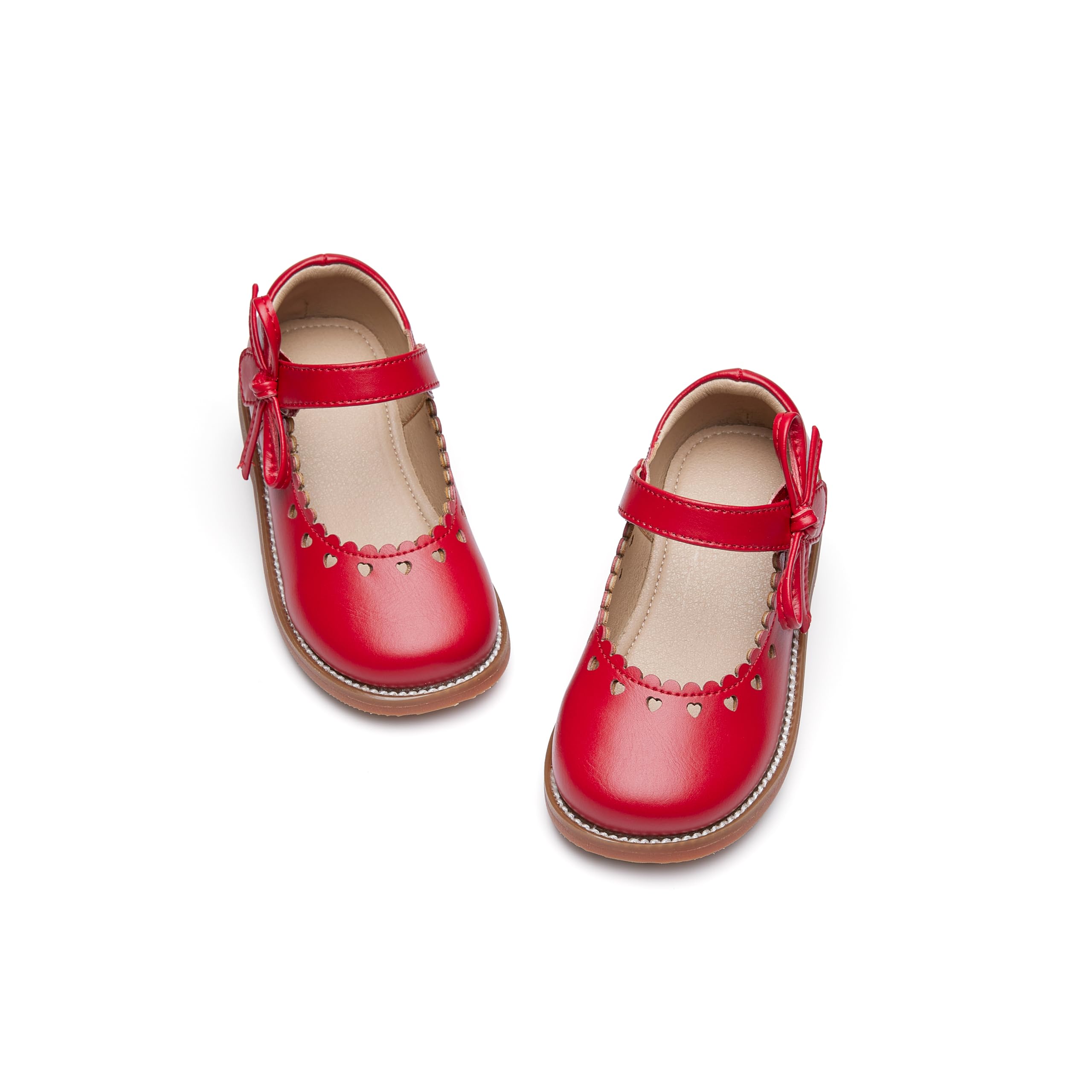 Flaryzone Toddler Girls Mary Jane School Uniform Oxfords Dress Shoes Flats