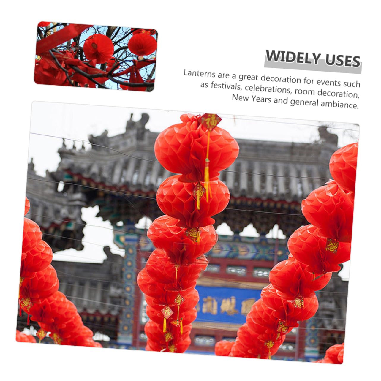 HOMSFOU 100stücke Faltbare Rote Papierlaternen Chinesische Deko Für Neujahr Festivals Und Feiern Hochwertige Wiederverwendbare Laternen Mit Einzigartigem Design