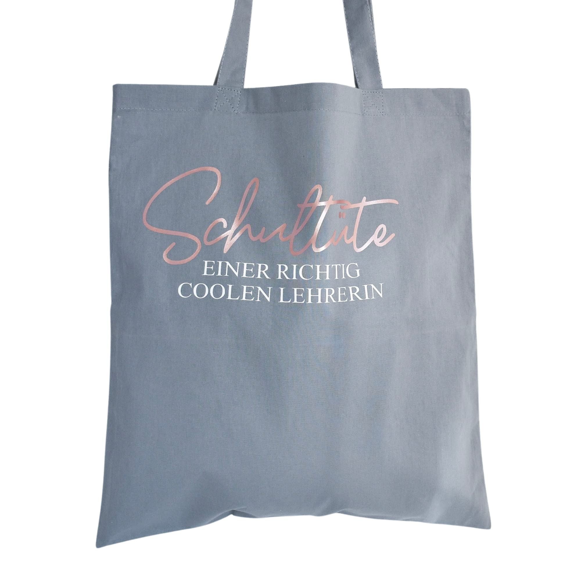 Geschenk für Lehrer "Schultüte" | witziger Baumwollbeutel | Geschenkidee Abschied Lieblingslehrerin | Stoffbeutel Stofftasche für Lehrerin