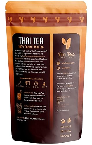 Miniatura 2 de Mezcla de té 100% natural de hojas sueltas, hace té helado y té de burbujas - por Yim Tea Co.