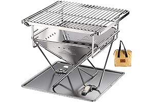 CAMPINGMOON Tabletop Charcoal Grill