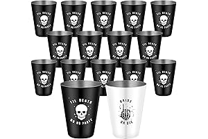 Norme 16 Pcs Bride or Die Bachelorette Party Shot Glasses