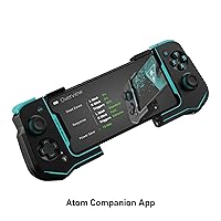 Vista 2 de Turtle Beach Atom Mobile Game Controller with Bluetooth for Cloud Gaming on Android Mobile Devices with Compact Shape, Console Style Controls & Low