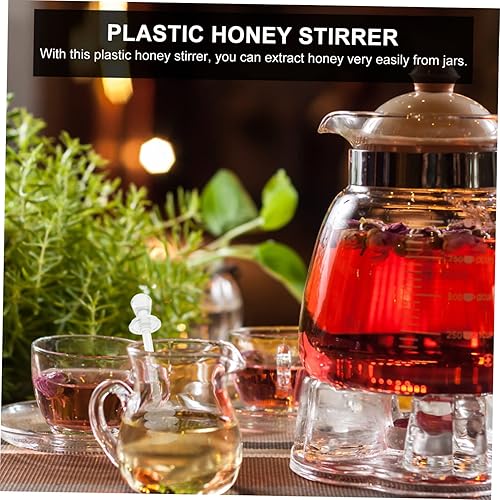 Miniatura 4 de 3 piezas de palitos de miel y mermelada herramienta de agitación para jarabes de café y dispensador de miel saborizada, accesorio de cocina para