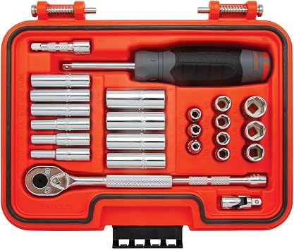 Proto J47125S 1/4 DR 25PC SAE 6PT
