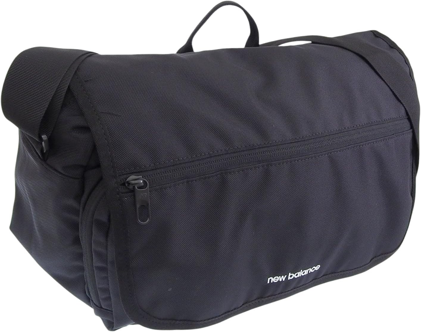 編み込みメッシュイントレチャートレザーハンドワンショルダーバッグ黒