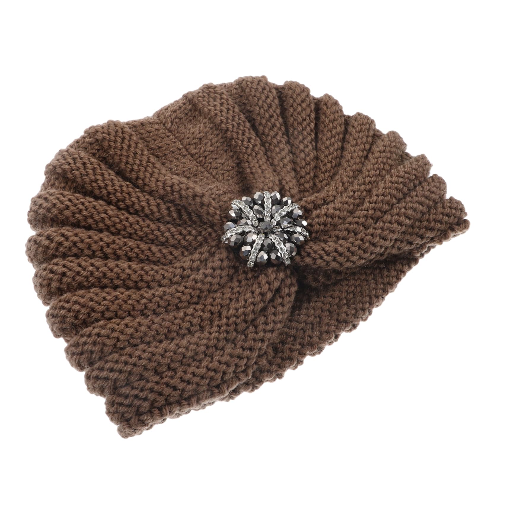 2piezas Gorro Para Mujer Gorro De Punto Cálido y Elegante Para Otoño Beanie De Moda Color Khaki Para Uso Exteriores y Casa