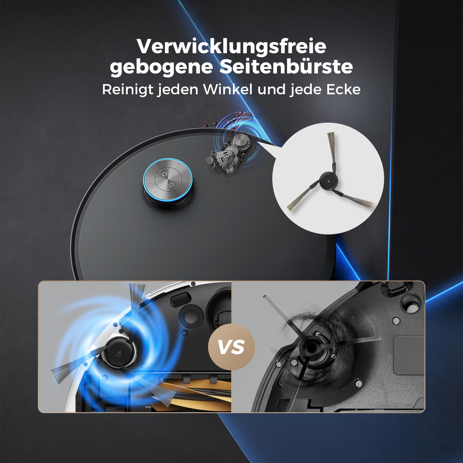 23 Stück Aqua10 Zubehör für Dreame Aqua10 Ultra Track Complete Saugroboter Ersatzteile:2 Hauptbürste,3 Track-Wischtüch,4 HEPA-Filter,6 Seitenbürsten,6 Staubbeutel,1Reinigungsbürste,1 Schraubendreher