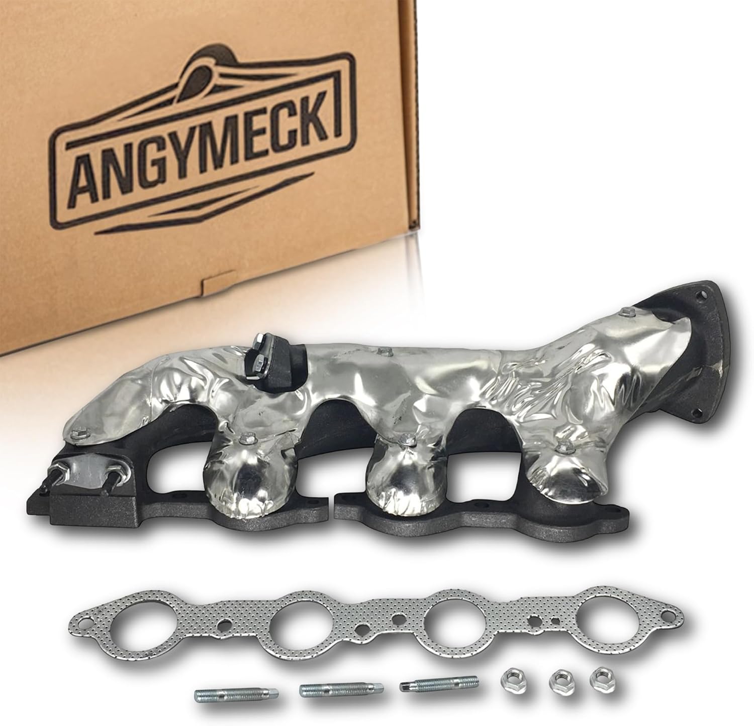 Exhaust Manifold Right Passenger Side RH Compatible with 1999-2002 Chevrolet Silverado GMC Sierra 1500 2500 3500 Compatible with 2002 Cadillac Escalade Replace for 674-525 12562236 12562333