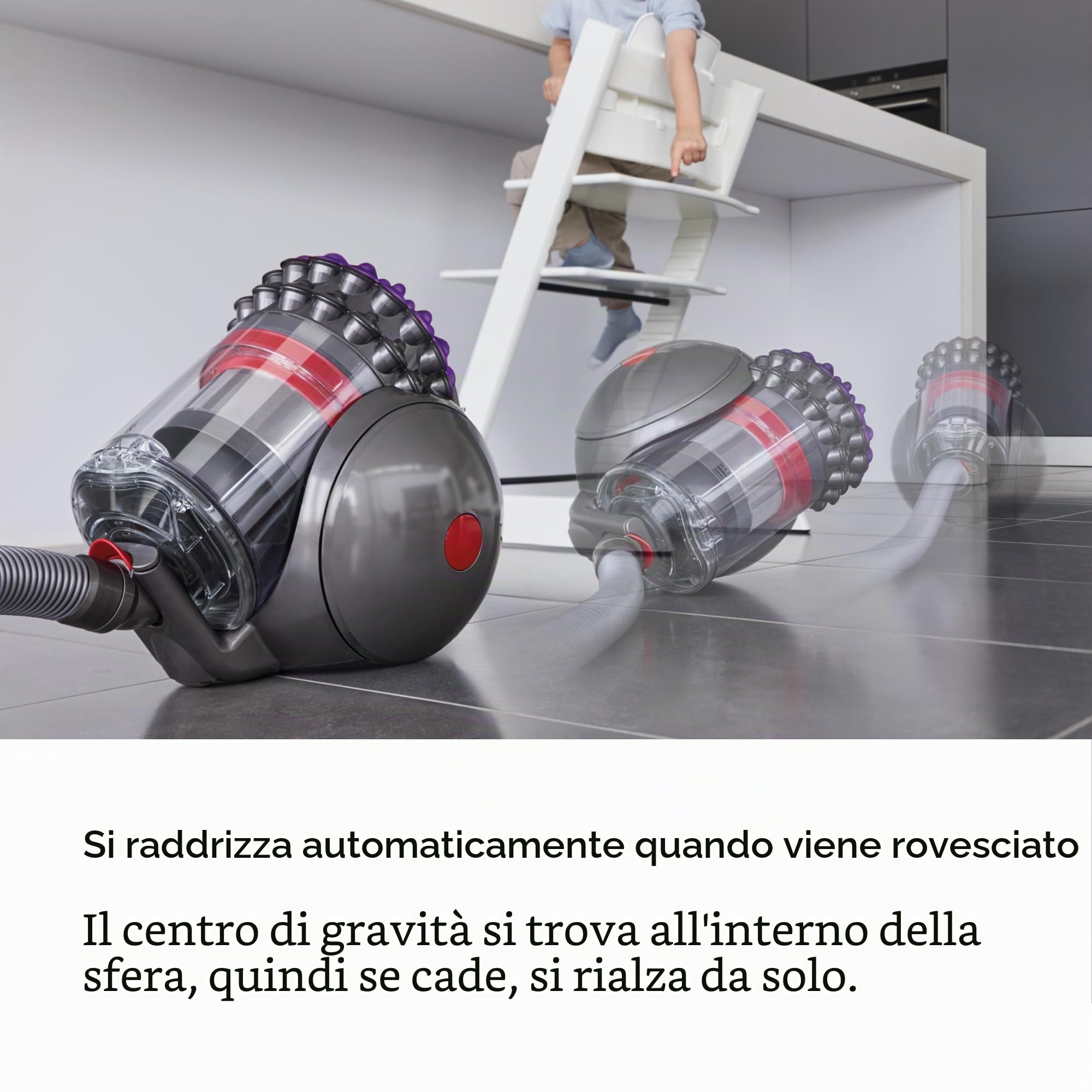 Dyson Big Ball™ Absolute 2 aspirapolvere a traino, 19 cicloni compatti per la massima aspirazione, per tutti i tipi di pavimento