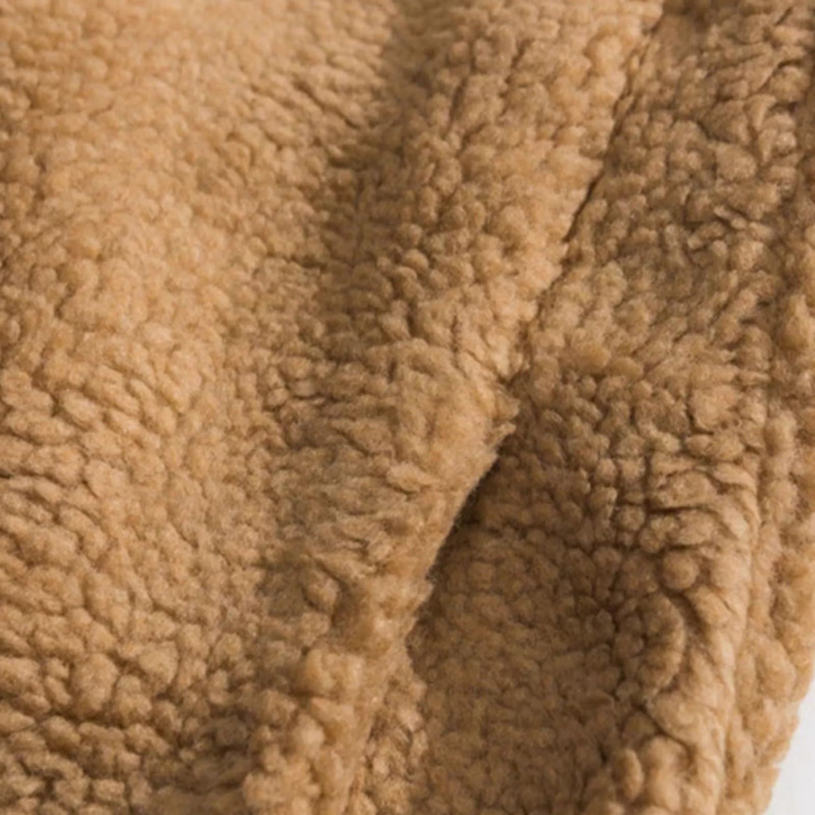 Pantaloni da jogging in pile, morbidi e comodi, con elastico in vita con coulisse, ideali per lo sport quotidiano, all'aperto, in palestra o per la corsa al piede.