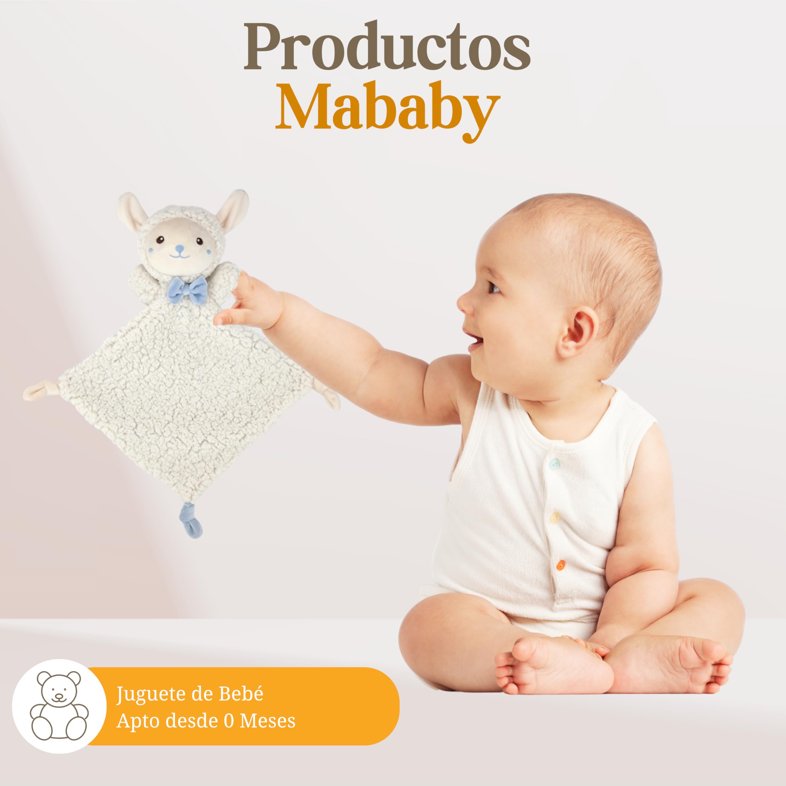 Naáy - Tarta de Pañales Personalizada con Pañales Talla 2, Set de Cosmética Eco, Dou Dou, Chupete y Toallas Bordadas con el Nombre del Bebé (Azul)