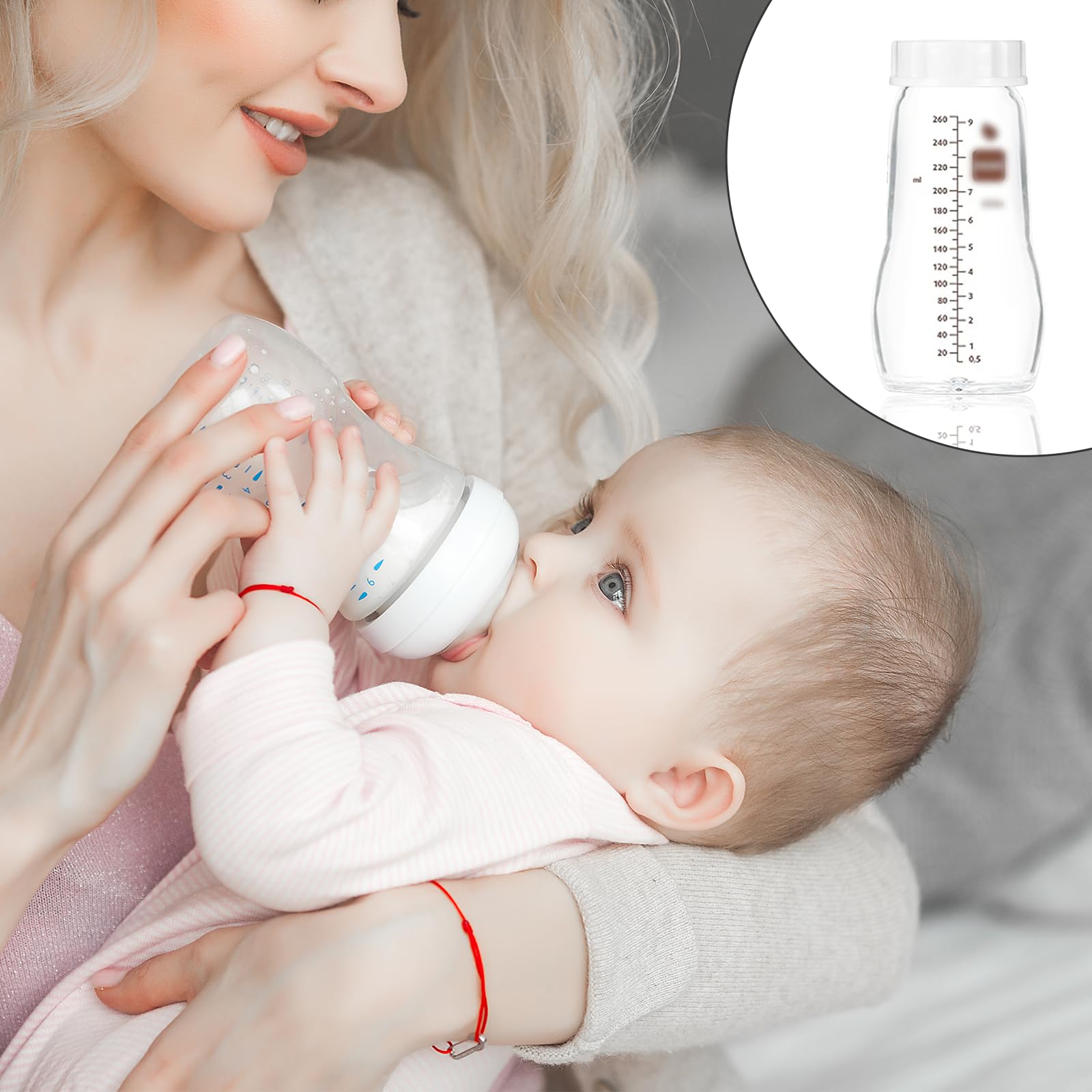 6 tappi bianchi per bottiglie da viaggio, compatibili con biberon MAM, coperchio per biberon, a prova di perdite, per latte materno, accessori per bambini, colore bianco, riutilizzabile