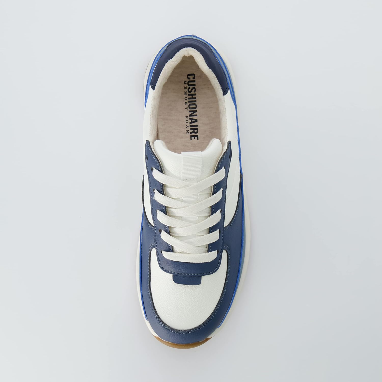 CUSHIONAIRE Women's Score lace up Sneaker +Comfort Foam, Wide Widths Available - Image 6