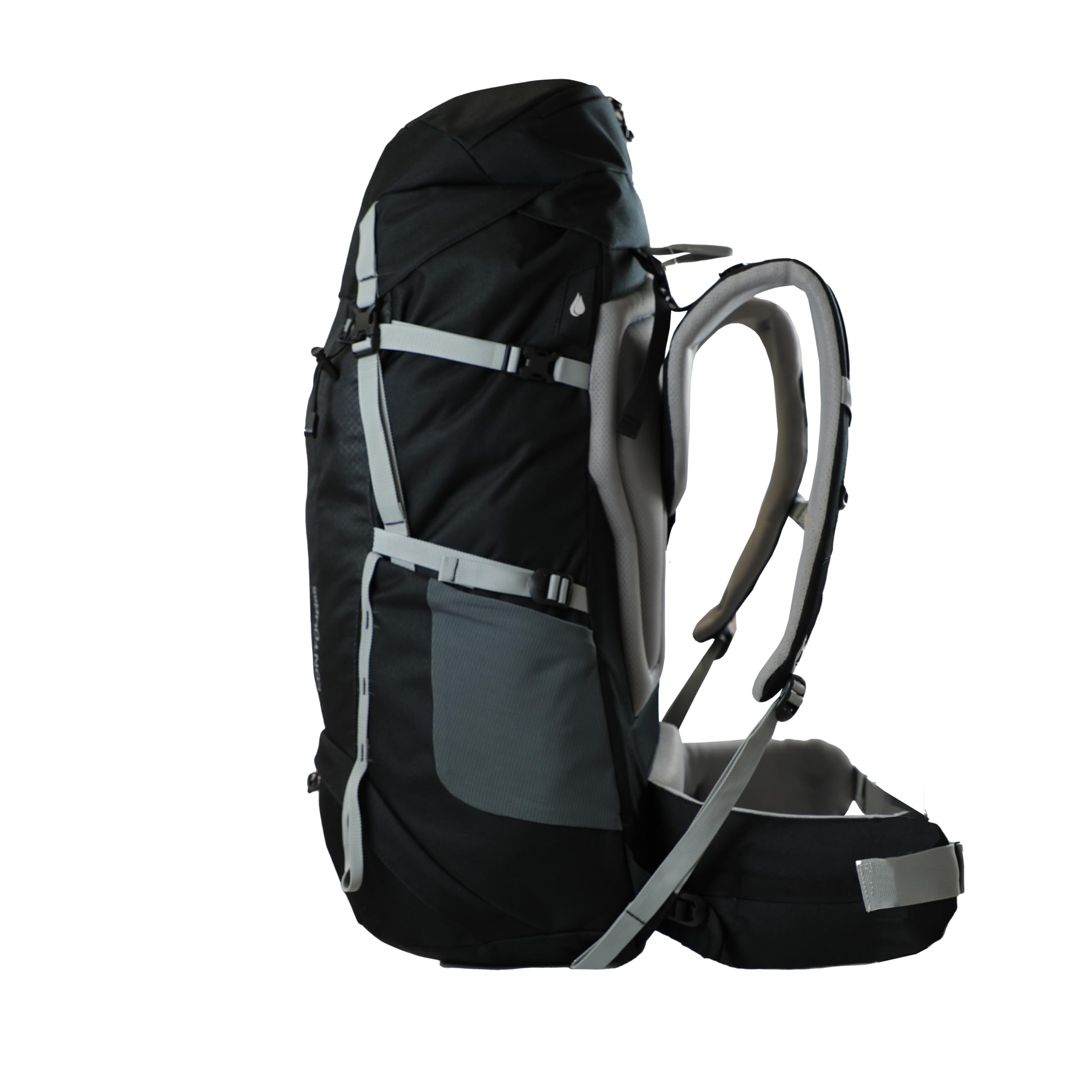 Vango Contour - Mochila de senderismo (65 l), color negro, Negro, Talla única
