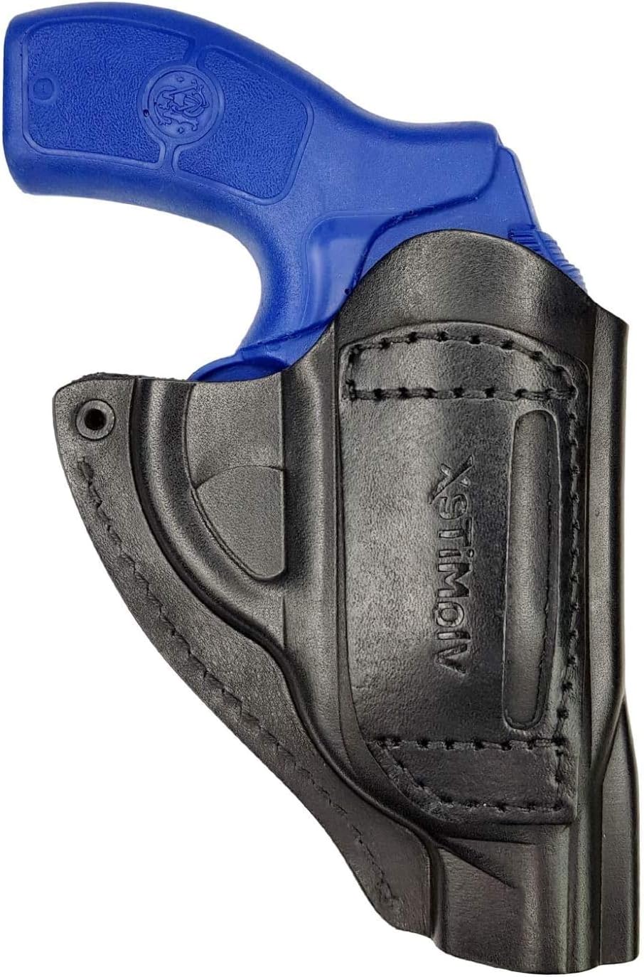 VlaMiTex Leather Holster Revolver J Frame S Fits Smith & Wesson 31/34/36/38/43/60/351/360/442/637/638/640/642/649 Chiefs Special/Ruger LCR/Taurus 85 and 856 / Kimber K6S