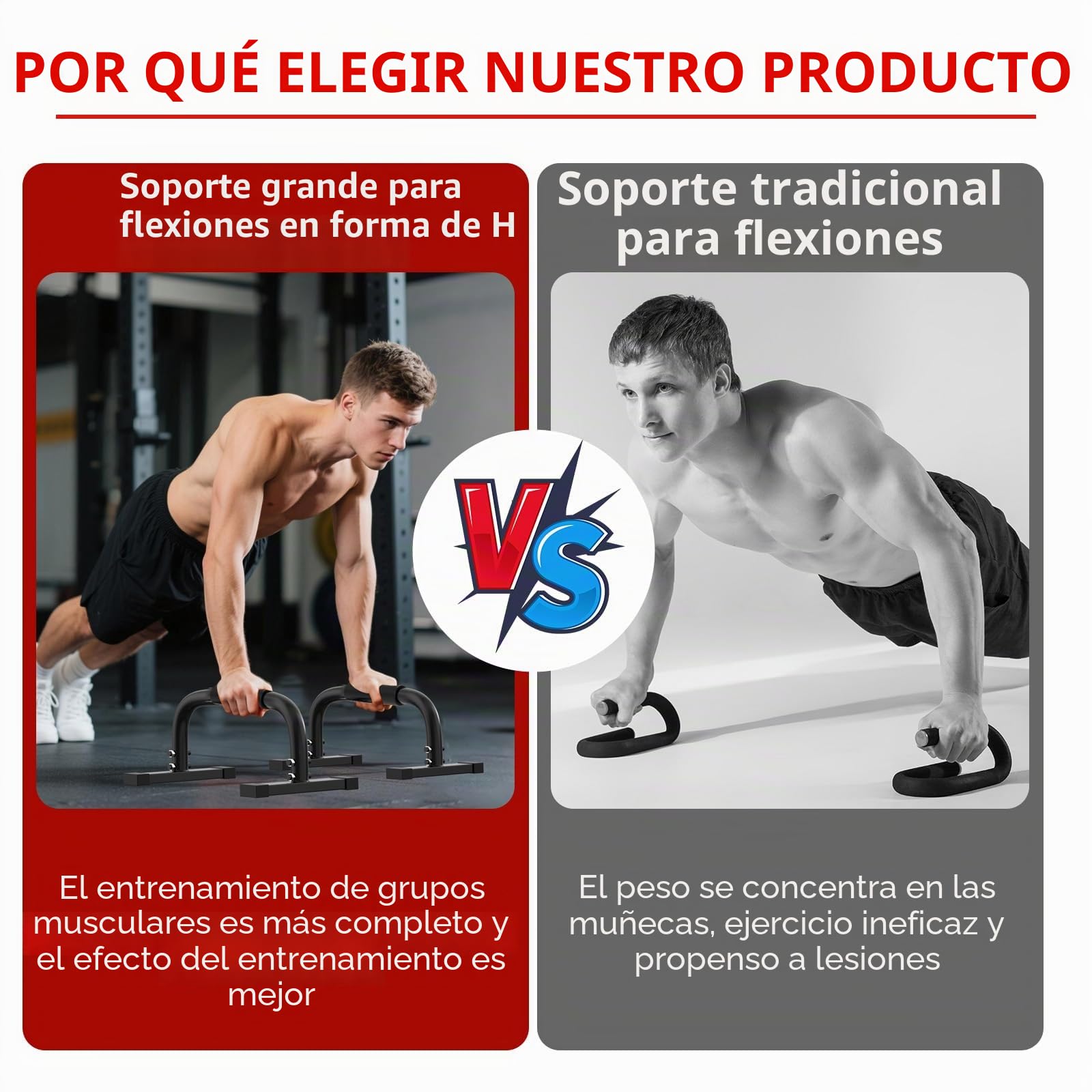 Paralelas Calistenia, Barras Paralelas de 10.2 Pulgadas de alto, 300 kg, Barras Parallettes para Calistenia, Parallettes Calisthenics Barra Puede para Flexiones Aparato de musculación