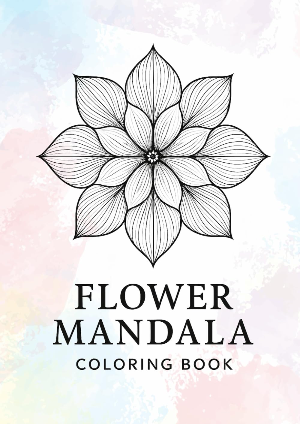 Flower Mandala Coloring Book