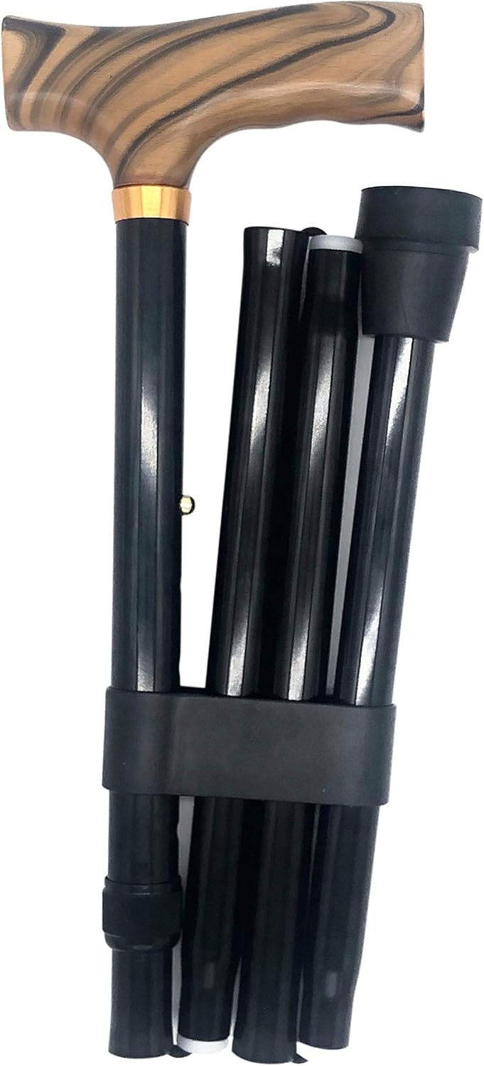 Classy Walking Canes CWC9952308 Folding Cane Tall, Black