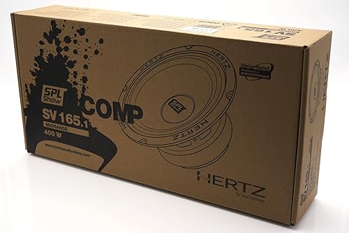 Miniatura 9 de HERTZ SPL Show Series SV-1651 6.5" 4-Ohm SPL Controladores de altavoz de rango medio (par)
