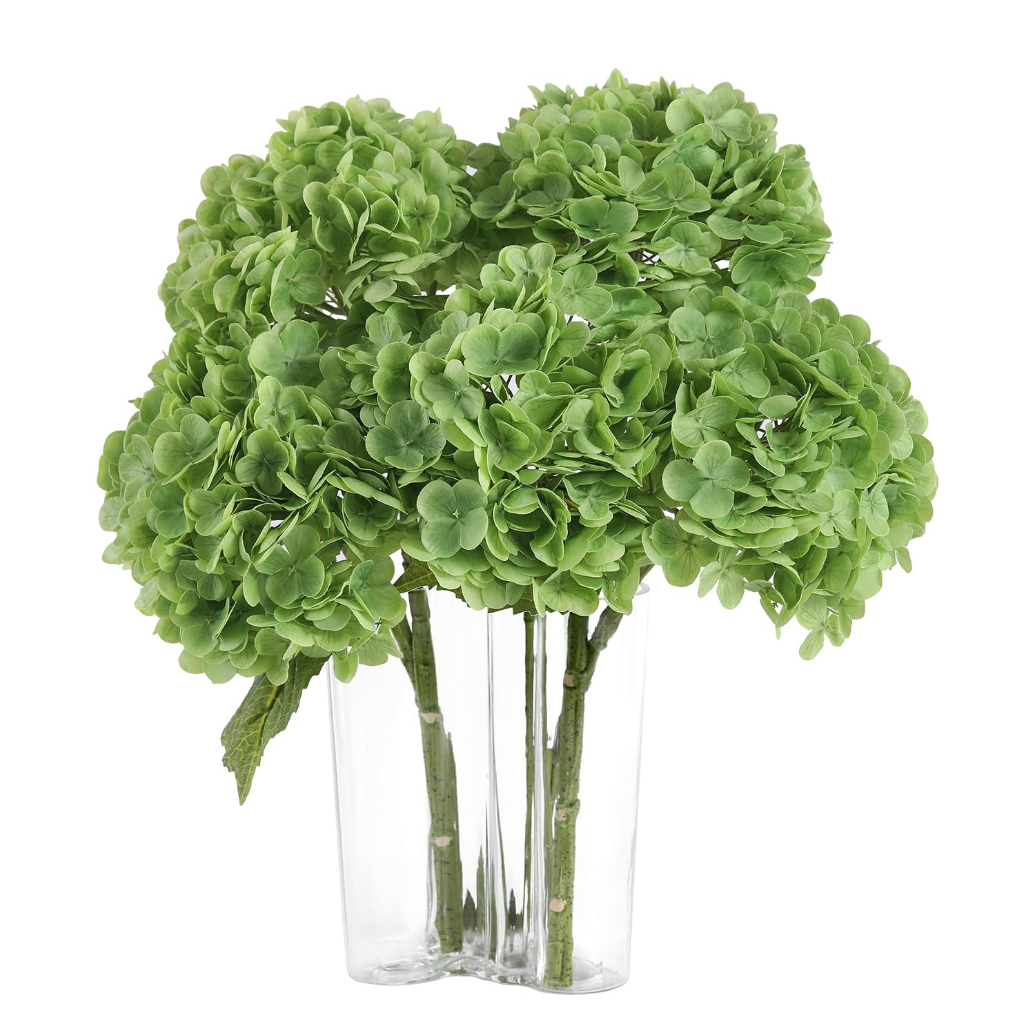4pcs Artificial Hydrangea Flowers Fake Hydrangeas for Weddings Home Decor