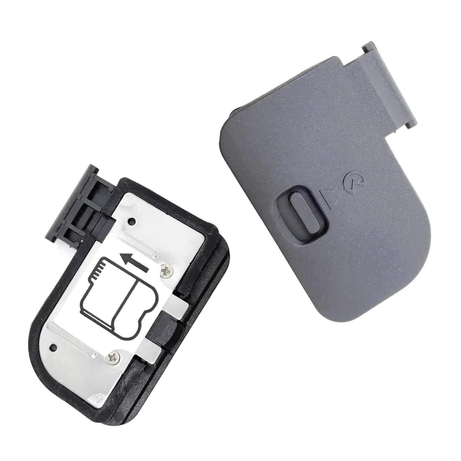 1 confezione di coperchio vano batteria coperchio porta batteria tappo adatto per Nikon D7100 D7200 D7500 fotocamera parte di riparazione