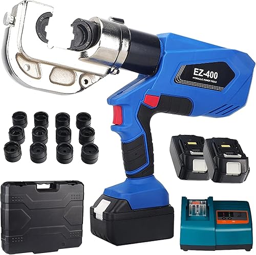 Alicates de prensado hidráulicos, alicates de prensado eléctricos, alicates de crimpado a batería, ideales para terminar cables de cobrealuminio de